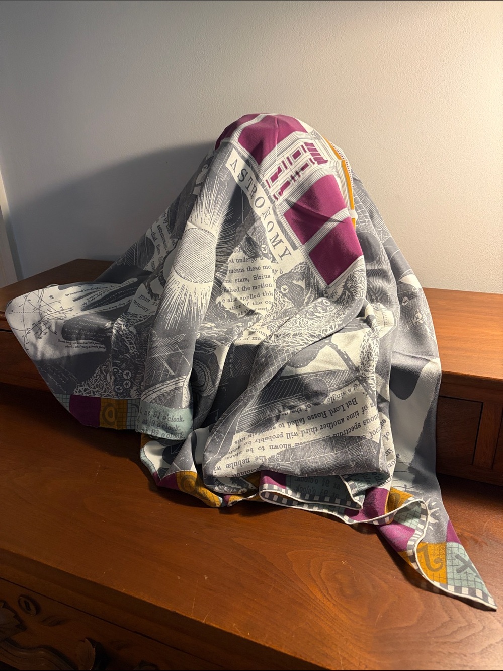Vintage Timney Fowler Go silk Scarf